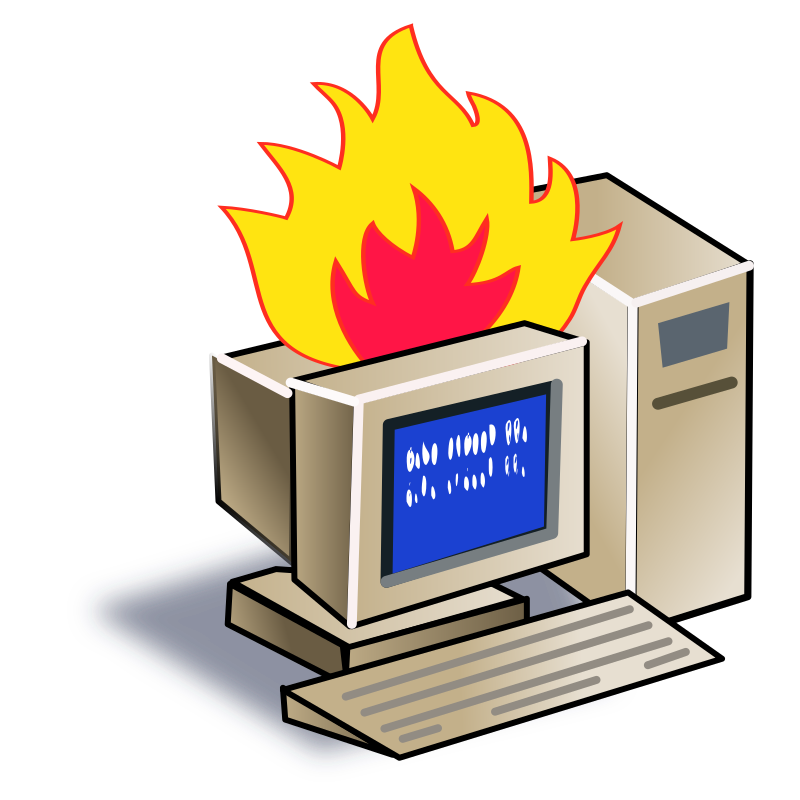 Computer on Fire from Too Many Backups