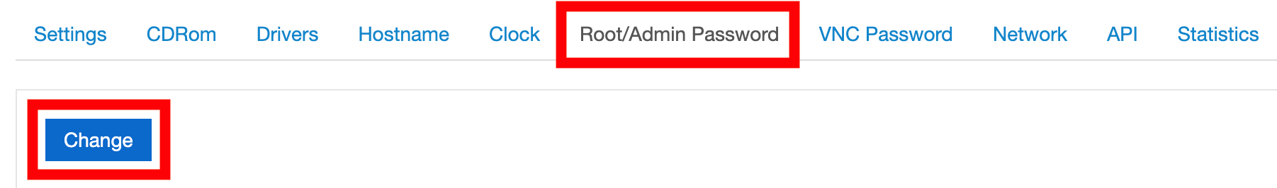 Change Root Password